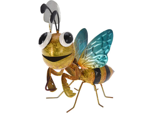 Hagedyr insekt metall 18x10x21cm 3ass 