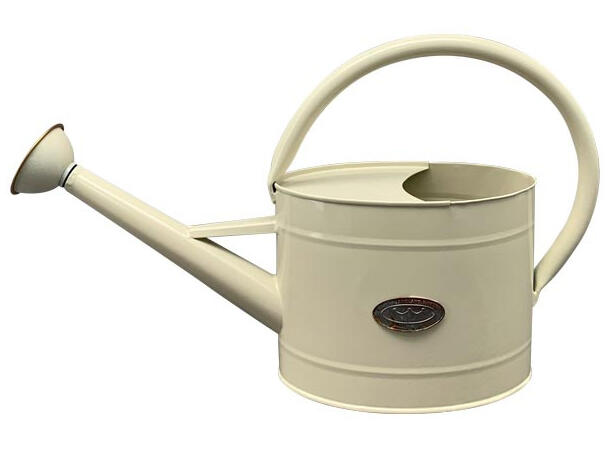 Hagekanne krem metall 2,5L 39x12x25,5cm 