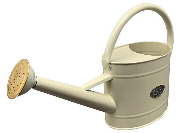 Hagekanne krem metall 2,5L 39x12x25,5cm 