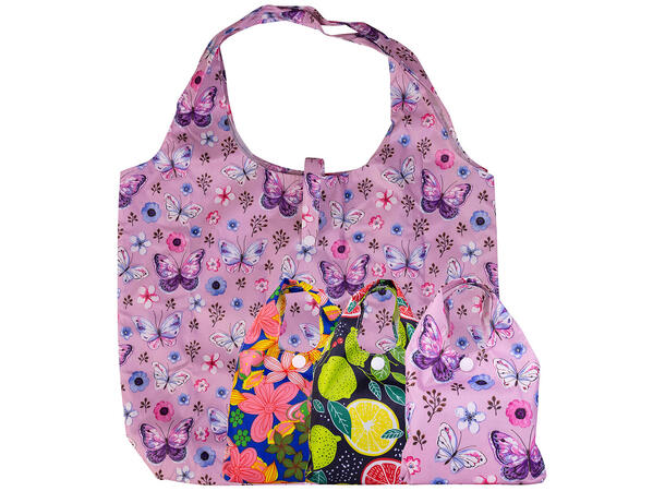 Handlenett shoppingbag 45 x 62 cm 3ass Forpk 12stk 