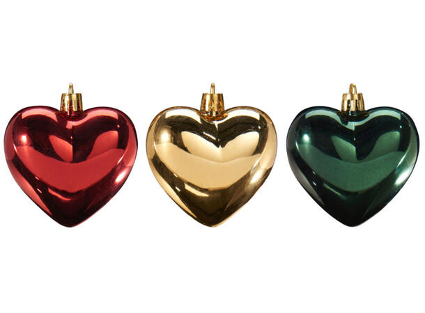 Julekuler PP 45/65mm rød/grønn 16stk Display 12stk 