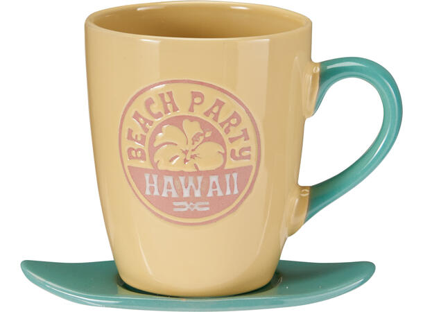 Krus surfing 330ml 10,5cm 4ass Forpk 6stk 