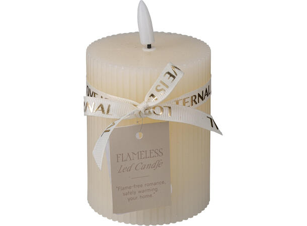 Kubbelys LED stripet 7x9cm 3ass Batteri 2xAAA ikke inkl Timer 8/16t 