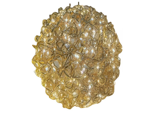 Kule 400LED pærer gull metall 30cm IP44 4,5V/6W, 5m ledning Timer 6/18 