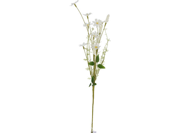 Kvist blomst 69cm 5ass Hvit/oransje/lilla/blå/rosa 
