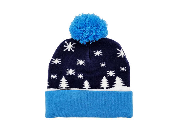 Lue Blå/hvit Snow Akryl Onesize m/LED Batteri: CD2032 inkludert 