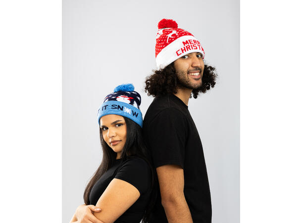 Lue Blå/hvit Snow Akryl Onesize m/LED Forpk 6stk Batteri CD2032 inkl 