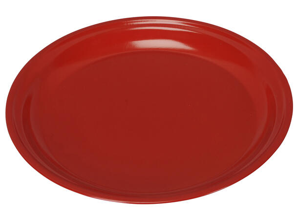 Lysfat rød metall 38x3cm 