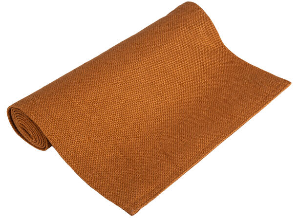 Løper vevd ensfarget cognac 40x140cm 