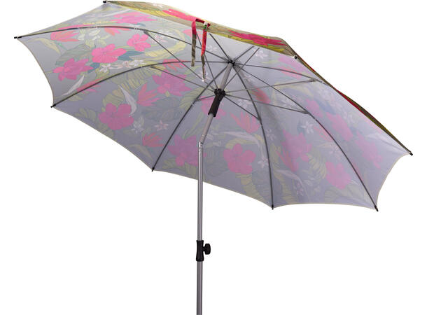 Parasoll blomstret mønster 200x215cm 