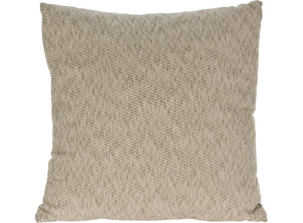 Pute 45x45cm beige chenille m/glidelås Polyester m/350gram fyll 