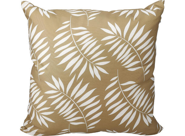 Pute bladmotiv 45x45cm polyester 9 ass Polyester/PP vanntett med glidelås 