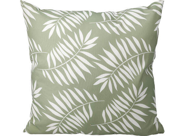 Pute bladmotiv 45x45cm polyester 9 ass Polyester/PP vanntett med glidelås 
