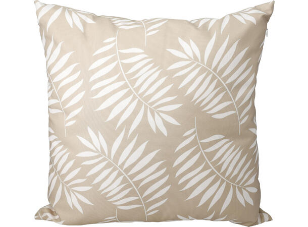 Pute bladmotiv 45x45cm polyester 9 ass Polyester/PP vanntett med glidelås 