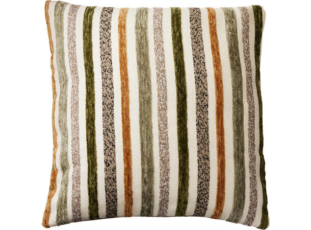 Pute stripet polyester 45x45cm 2ass 