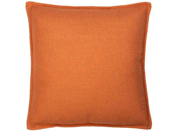 Putetrekk vevd ensf. terracotta 45x45cm 
