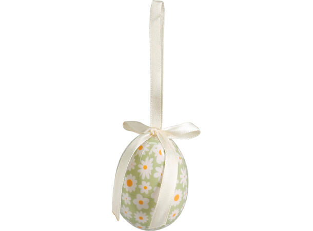 Påskeegg kanin 4,5x9,5cm 2ass sett á 2 