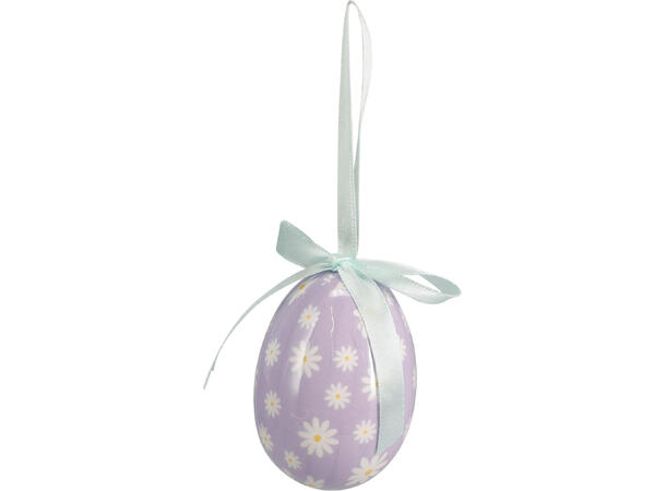 Påskeegg kanin 4,5x9,5cm 2ass sett á 2 