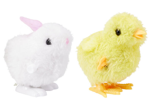 Påskeleke m/opptrekk 8,5cm 2ass Display med 12stk 