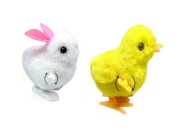 Påskeleke m/opptrekk 8,5cm 2ass Display med 12stk 