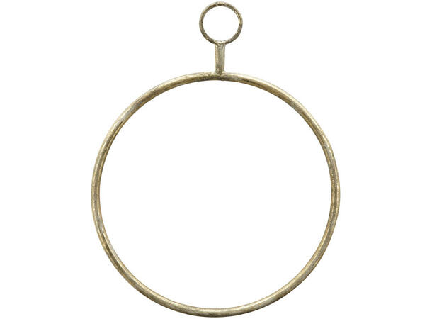 Ring henge gull metall 83x1x93,5 cm Forpk 4stk 