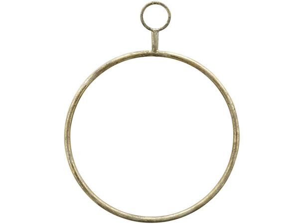 Ring henge gull metall 83x1x93,5 cm 