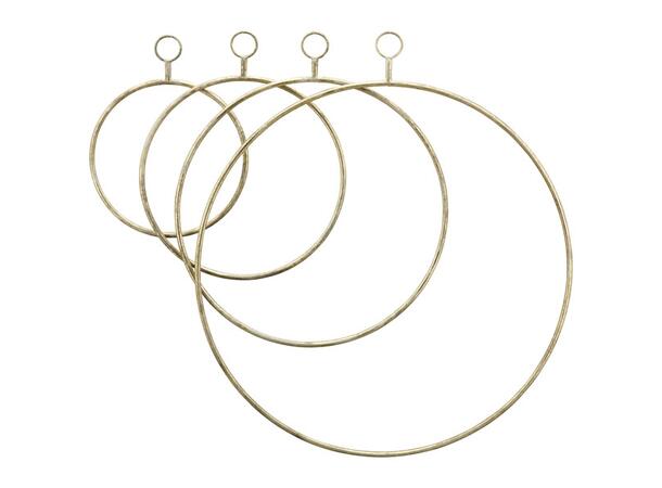 Ring henge gull metall 83x1x93,5 cm 