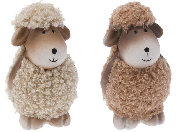 Sau keramikk 8cm 2ass Display med 24 stk Vekt:60g pr stk 