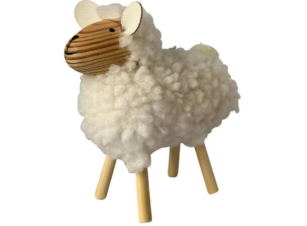 Sau stående tre m/pels 14x9x16,5cm Forpk 2stk 