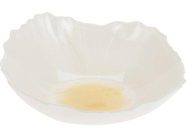 Skål blomsterform i glass 15x5cm 4ass Forpakning 16stk 