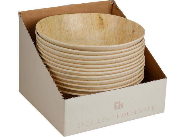 Skål melamin tredekor 18x6cm 720ml Pakket i display 12stk 