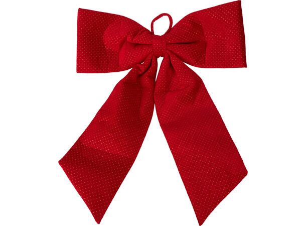 Sløyfe stoff rød 60x80cm 