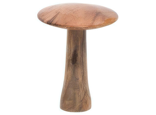 Sopp tre m/lakkert topp 15x12x12cm 