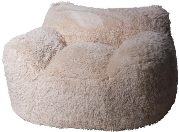 Stol teddystoff krem 104x96x68cm Polyuretan 