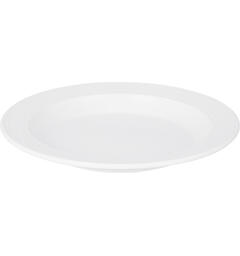 Tallerken melamin stripet offwhite 20cm Med PDAP-belegg