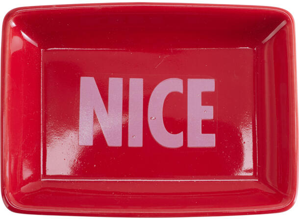 Tallerken snack porselen 10x10cm 6ass Display med 24stk 