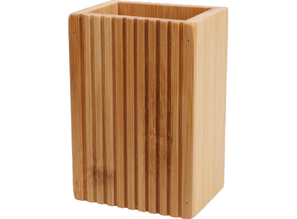 Tannbørsteholder bambus 9x6,5x12,5cm FSC 100% 