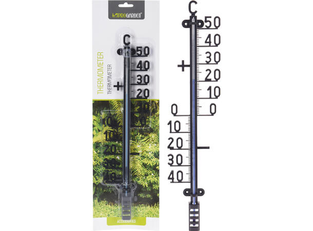 Termometer ABS-plast materiale 40x9cm 