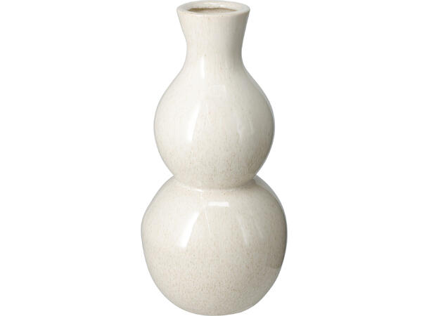 Vase keramikk pastell 14x29,5cm 4ass Forpakn.4stk 