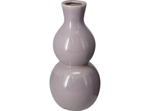 Vase keramikk pastell 14x29,5cm 4asx Forpk 4stk 
