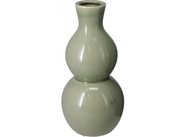 Vase keramikk pastell 14x29,5cm 4asx Forpk 4stk 