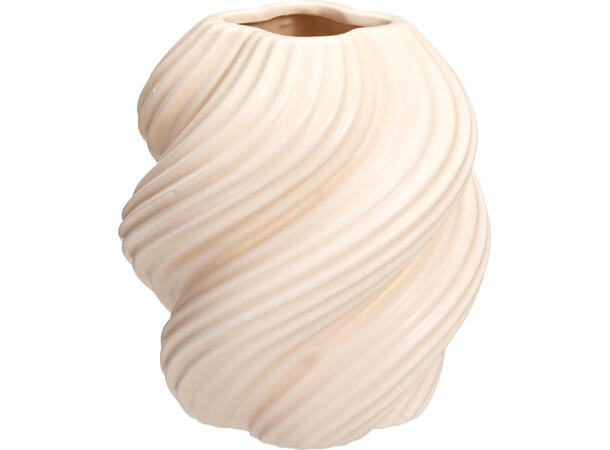Vase keramikk vridd design 15x16cm Forpk 6stk Vekt 650gr 