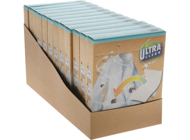 Vaskemiddelark 20stk Fersk linduft Display 12pk 