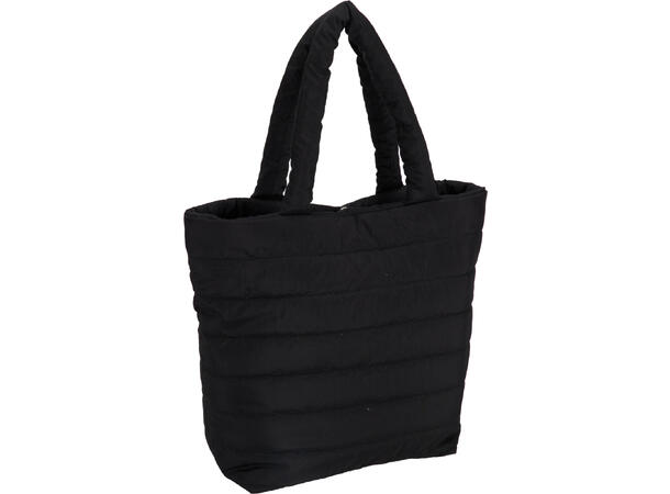 Veske 30x16x36,5cm m/magnetlås 3 ass Sort, offwhite, dus rosa. 