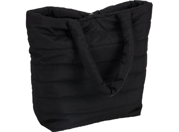 Veske 30x16x36,5cm m/magnetlås 3 ass Sort, offwhite, dus rosa. 