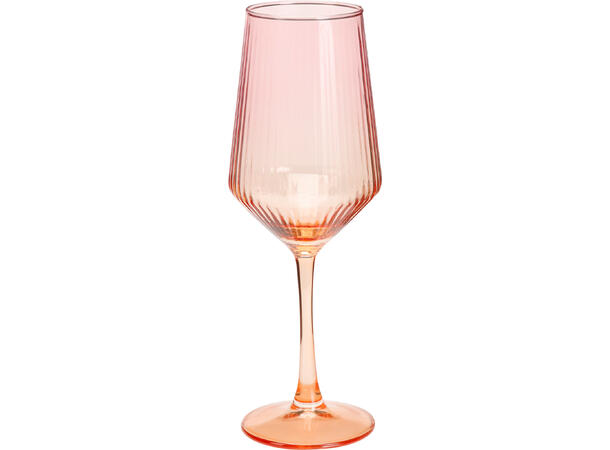 Vinglass 380ml flerfarget 23cm 4ass 