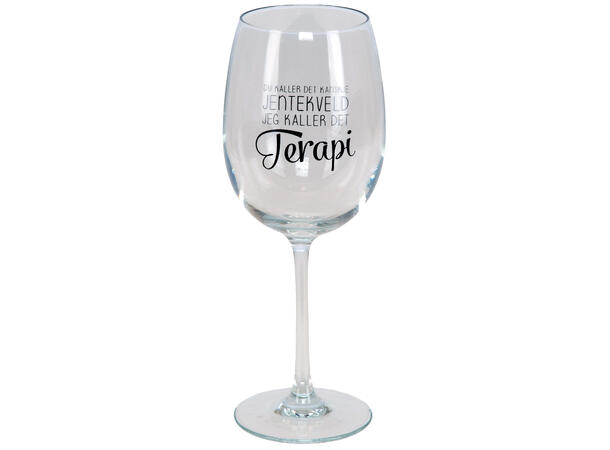 Vinglass Jentekveld...det terapi h:23cm Volum: 480ml. Kommer i gaveeske 