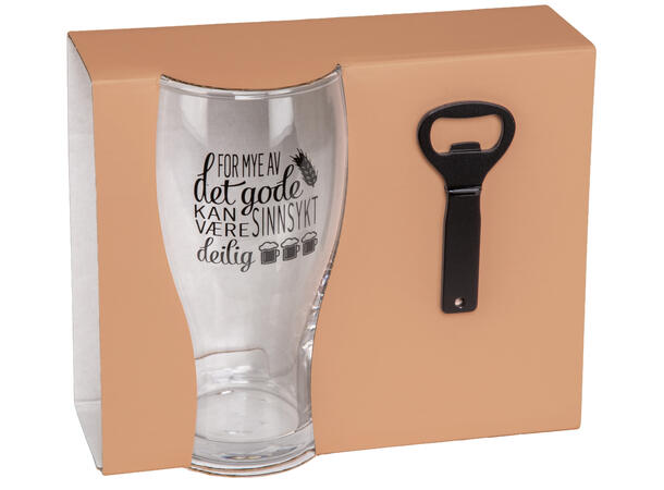 Ølglass m/åpner For mye av det 0,5L 16cm Volum: 570ml. Tåler oppvaskmaskin 