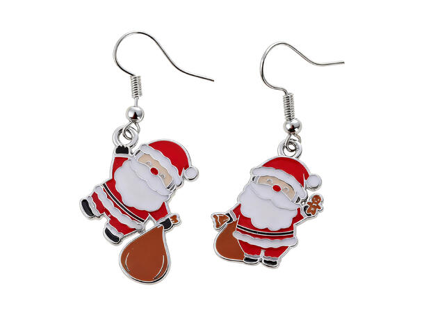 Ørering nisse m/sekk par i gaveeske Sink uten kadmium, nikkel, bly 