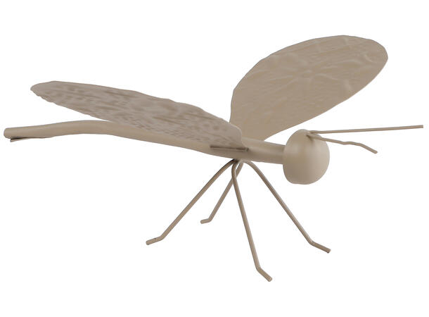 Øyenstikker pastell metall 23x10cm 3ass 